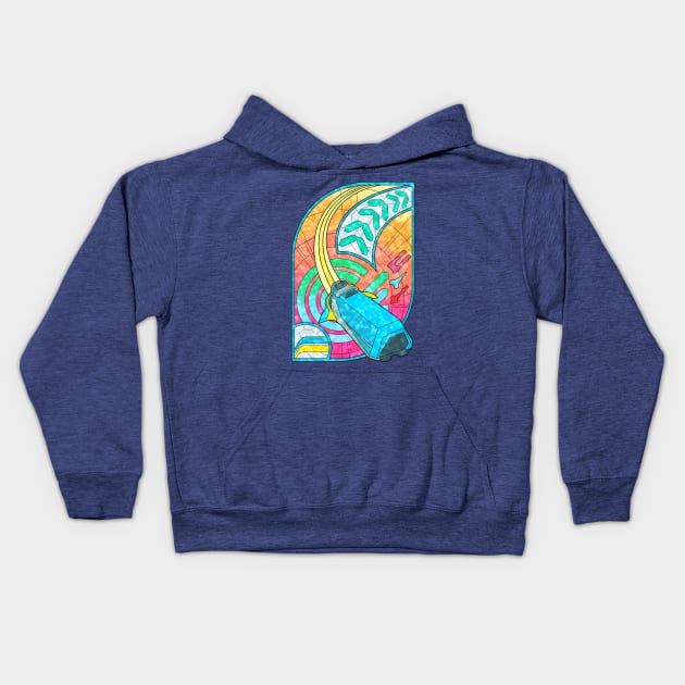 WO Glass - Feisar Kids Hoodie by VixPeculiar